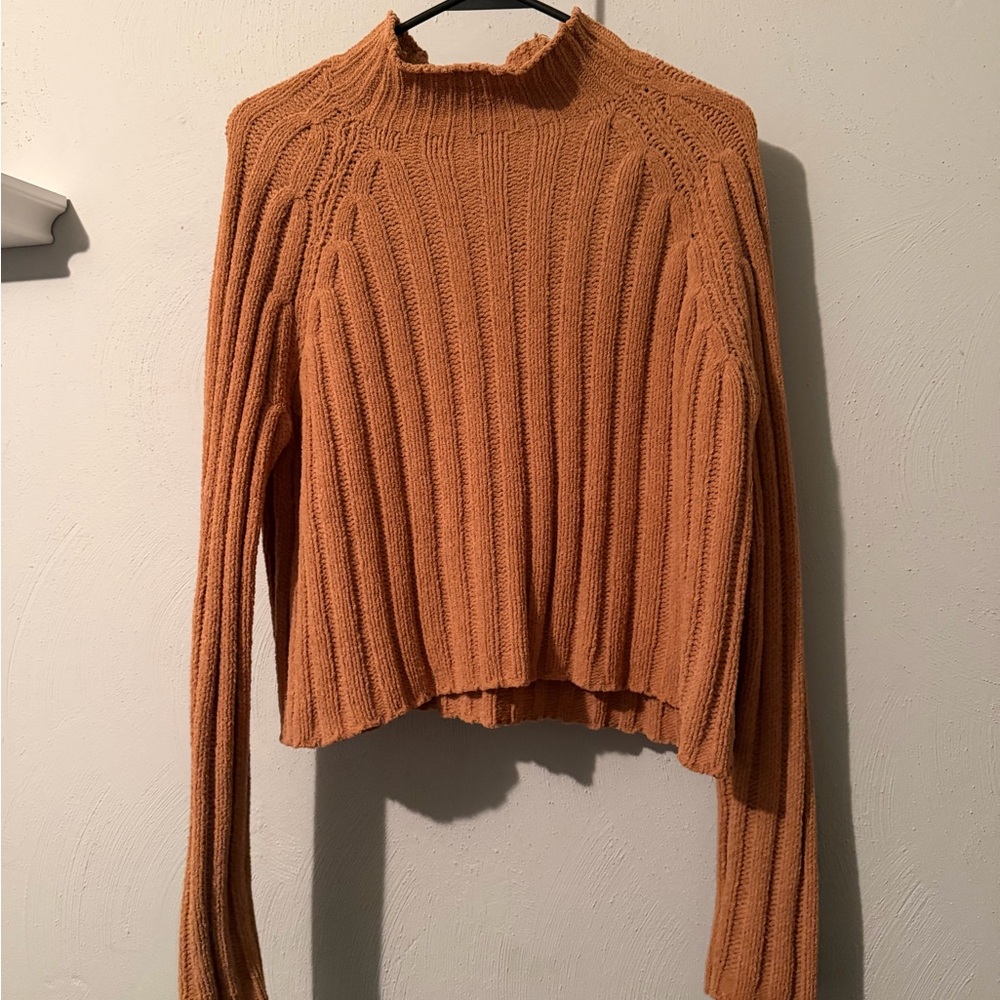 American Eagle Outfitters Women's Cowl Neck Sweater - Brown